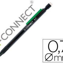 Portaminas Q-Connect 0,7mm. negro